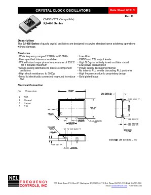 SJ-A469-FREQ Datasheet PDF NEL Frequency Controls
