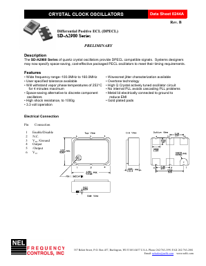 SD-2981-FREQ Datasheet PDF NEL Frequency Controls