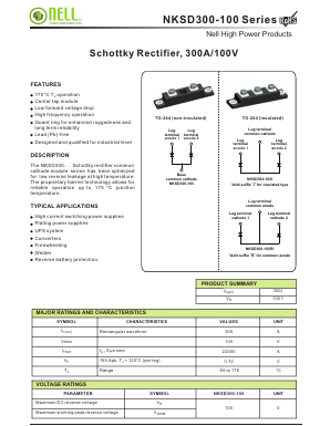 NKSD300-100RI Datasheet PDF Nell Semiconductor Co., Ltd