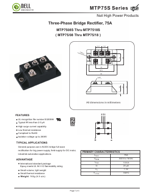 MTP7510S Datasheet PDF Nell Semiconductor Co., Ltd