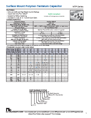 NTP477M4TRD(25)F Datasheet PDF NIC-Components Corp.