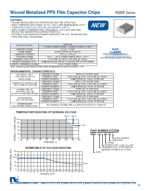 NSMX153100TRF Datasheet PDF NIC-Components Corp.