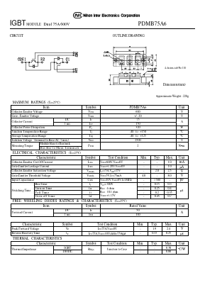 PDMB75A6 Datasheet PDF Nihon Inter Electronics