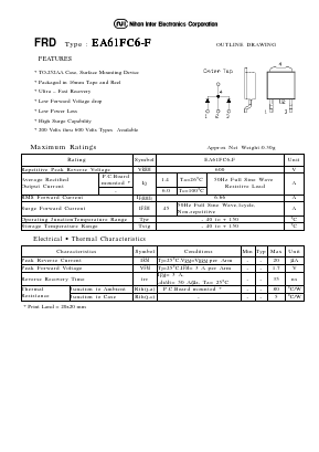 EA61FC6-F Datasheet PDF Nihon Inter Electronics