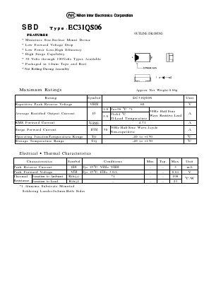 EC31QS06 Datasheet PDF Nihon Inter Electronics