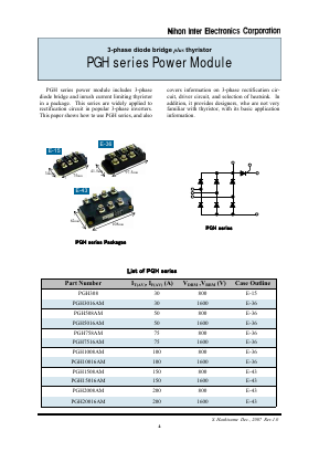 PGH3016AM_ Datasheet PDF Nihon Inter Electronics