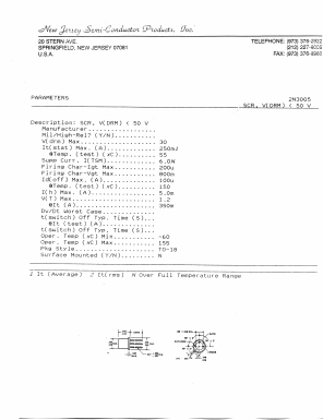 2N3005_ Datasheet PDF New Jersey Semiconductor