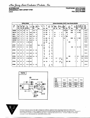 BF181_ Datasheet PDF New Jersey Semiconductor