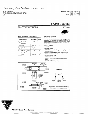 161CMQ Datasheet PDF New Jersey Semiconductor