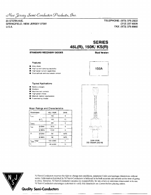 40LR10 Datasheet PDF New Jersey Semiconductor