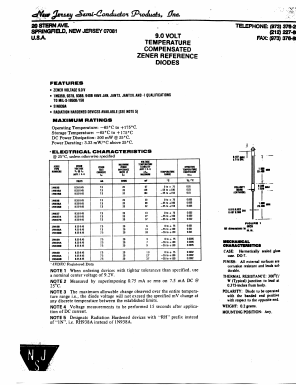 1N935 Datasheet PDF New Jersey Semiconductor