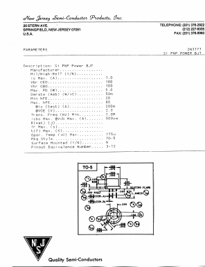 2N3777_ Datasheet PDF New Jersey Semiconductor