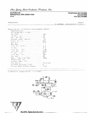 2N6966 Datasheet PDF New Jersey Semiconductor