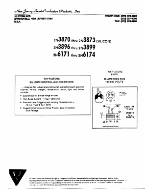 2N3870 Datasheet PDF New Jersey Semiconductor