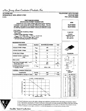 MJH16004 Datasheet PDF  