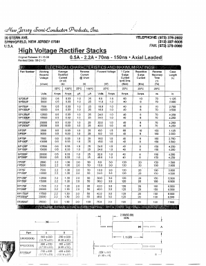 SP200F Datasheet PDF New Jersey Semiconductor