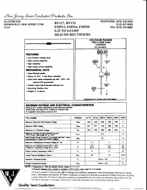 EM520 Datasheet PDF New Jersey Semiconductor