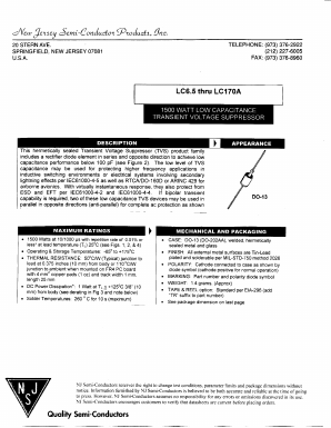 LC45A Datasheet PDF New Jersey Semiconductor