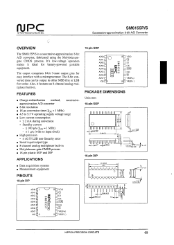SM6155S Datasheet PDF Nippon Precision Circuits 