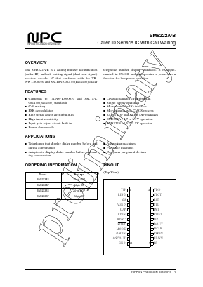 SM8222AS Datasheet PDF Nippon Precision Circuits 