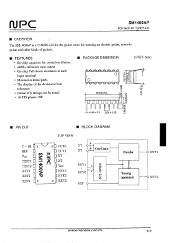 SM1400AP Datasheet PDF Nippon Precision Circuits 