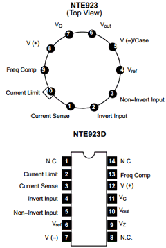 NTE923 Datasheet PDF NTE Electronics
