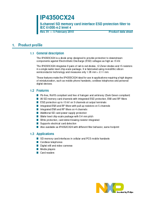 IP4350CX24 Datasheet PDF NXP Semiconductors.