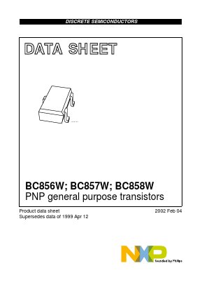 BC857CW,115 Datasheet PDF NXP Semiconductors.