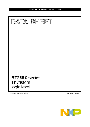 BT258X-500R Datasheet PDF NXP Semiconductors.