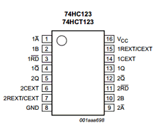 74HC123 Datasheet PDF NXP Semiconductors.
