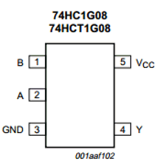 74HC1G08GW Datasheet PDF NXP Semiconductors.