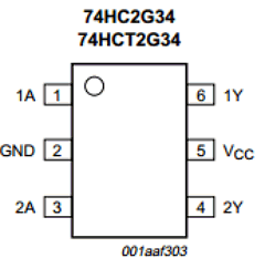 74HCT2G34GV Datasheet PDF NXP Semiconductors.