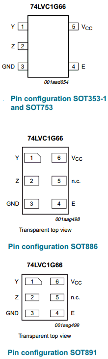 74LVC1G66 Datasheet PDF NXP Semiconductors.