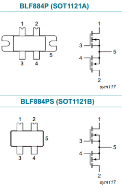 BLF884P Datasheet PDF NXP Semiconductors.