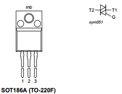 BTA202X-600D Datasheet PDF NXP Semiconductors.