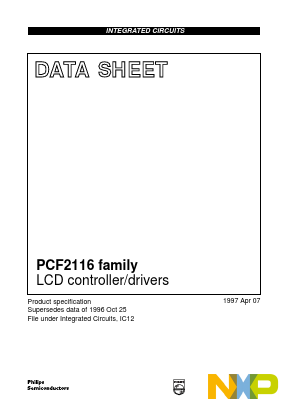 PCF2114CU/10 Datasheet PDF NXP Semiconductors.