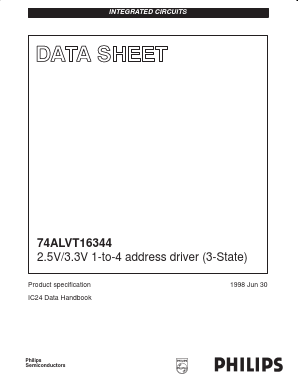 74ALVT16344 Datasheet PDF NXP Semiconductors.