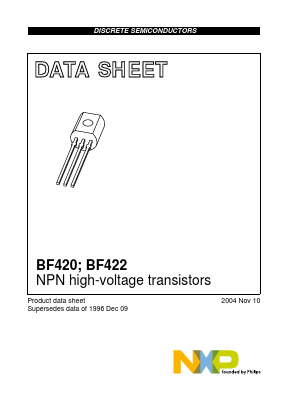 BF420 Datasheet PDF NXP Semiconductors.