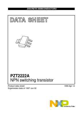 PZT2222A Datasheet PDF NXP Semiconductors.