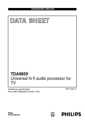 TDA9859 Datasheet PDF NXP Semiconductors.