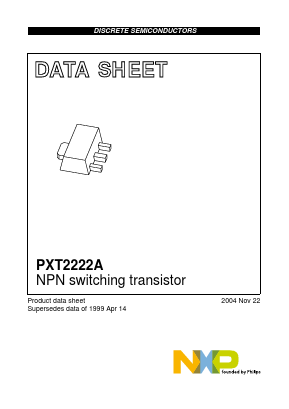 PXT2222A Datasheet PDF NXP Semiconductors.