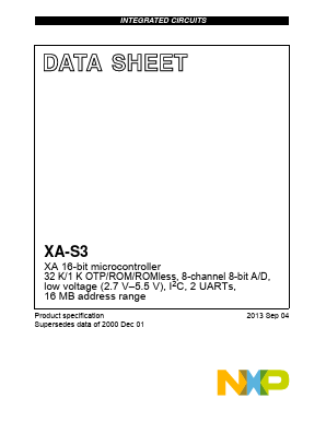 XA-S3 Datasheet PDF NXP Semiconductors.