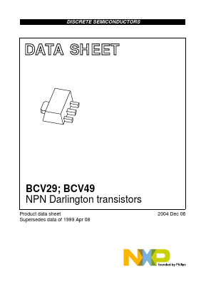 BCV29 Datasheet PDF NXP Semiconductors.