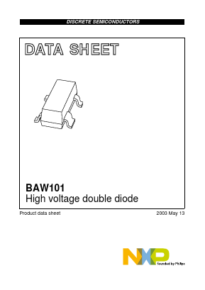 BAW101 Datasheet PDF NXP Semiconductors.