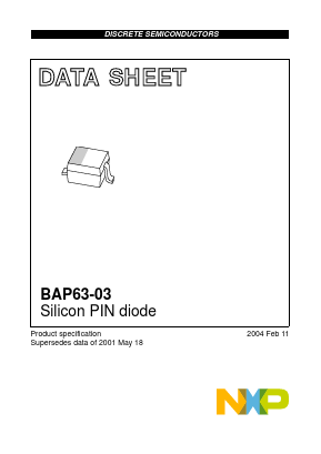 BAP63-03 Datasheet PDF NXP Semiconductors.
