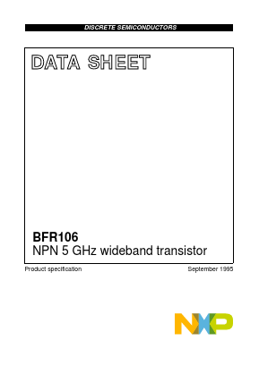 BFR106 Datasheet PDF NXP Semiconductors.