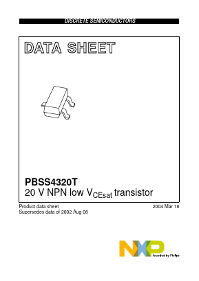 PBSS4320T Datasheet PDF NXP Semiconductors.