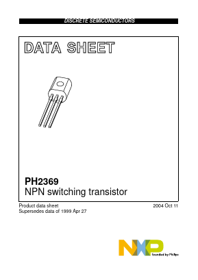 PH2369 Datasheet PDF NXP Semiconductors.