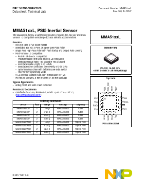 MMA51XXL Datasheet PDF NXP Semiconductors.