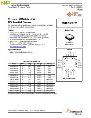 MMA2606KW Datasheet PDF NXP Semiconductors.